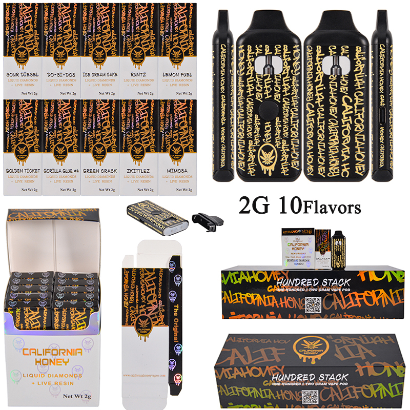 USA Warehouse CALIFORNIA HONEY 2g 