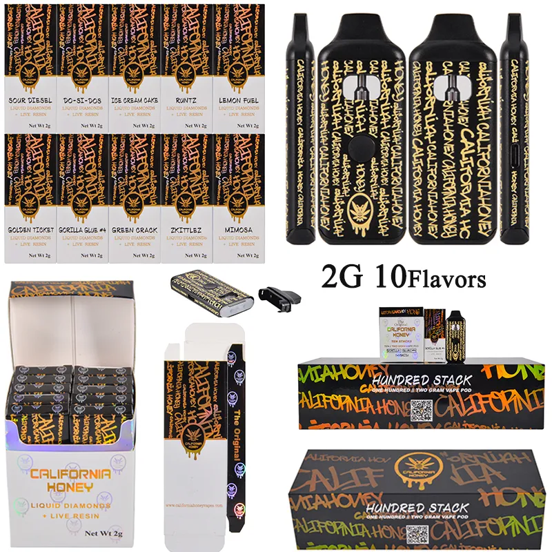 USA Warehouse CALIFORNIA HONEY 2g 