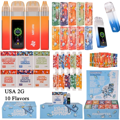 USA New Favorites Disposable with full screen Vape Pens 2G 10 Flavors     01