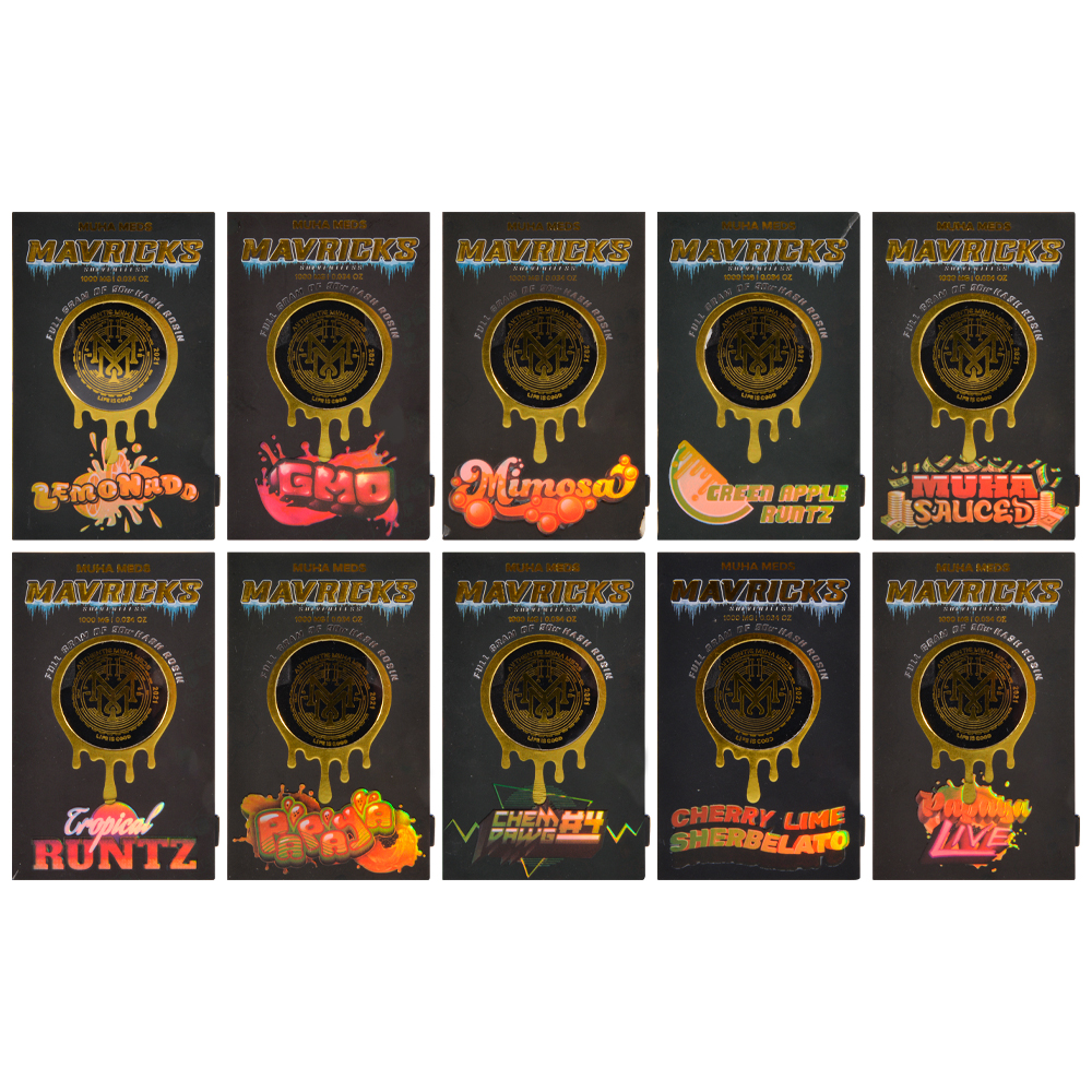 USA MUHA MEDS MAVRICKS Disposable Vape Pens Colorful 1g new flavors