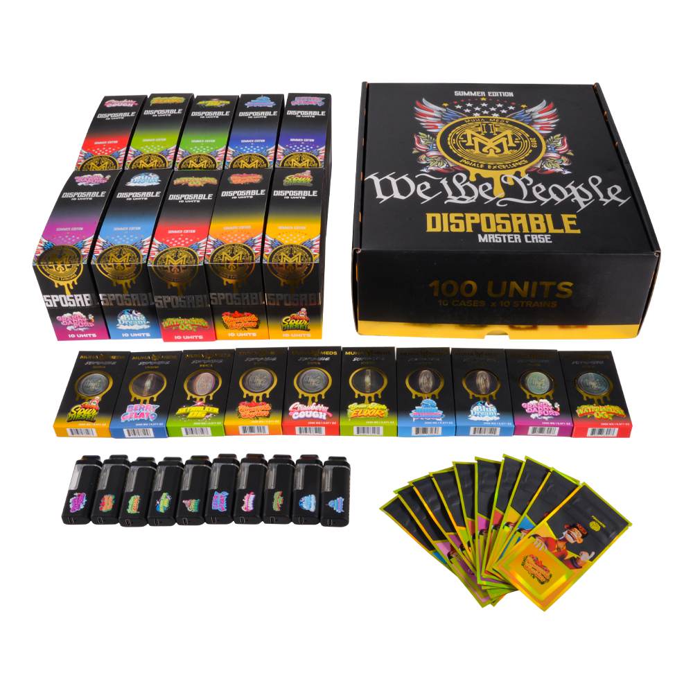 USA Summer edition muha med 2g disposable empty vapes wholesale 500pcs/case