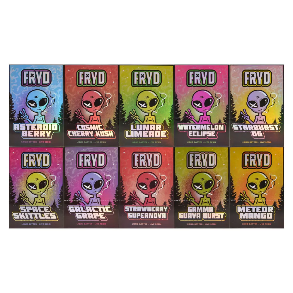 New FRYD 2g disposable vapes with k-seal 10 flavors