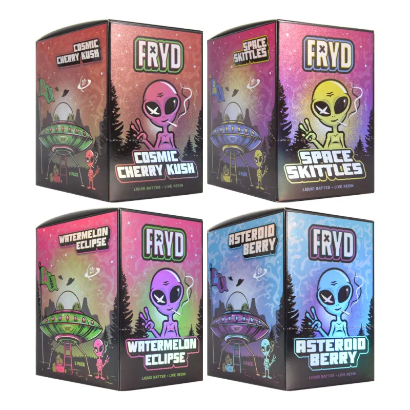 New FRYD 2g disposable vapes with k-seal 10 flavors