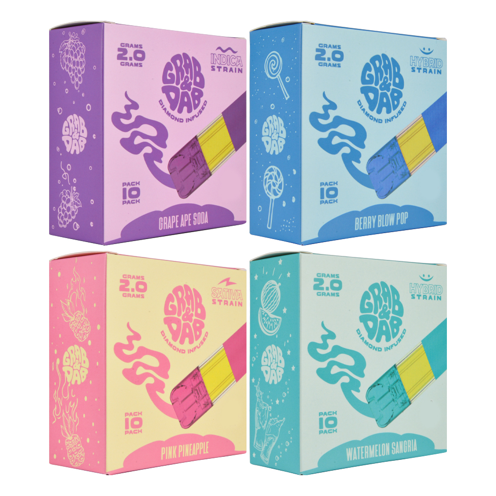 USA 2025 New GRAB&DAB disposable vapes 2g new 10 Flavors