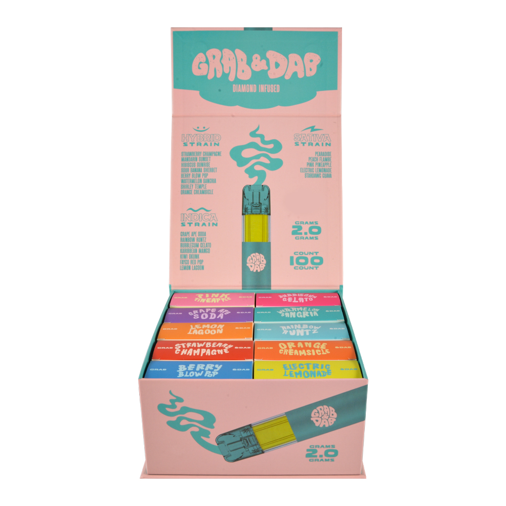 USA 2025 New GRAB&DAB disposable vapes 2g new 10 Flavors