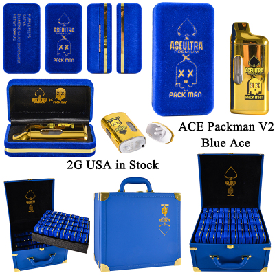 Blue Ace Packman V2 2G disposables wholesale new 10 flavors 01