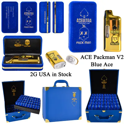 USA Blue Ace Packman V2 2G disposables wholesale new 10 flavors 01