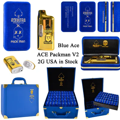 USA stock Blue acepackman V2 2G disposable empty vapes wholesale 01