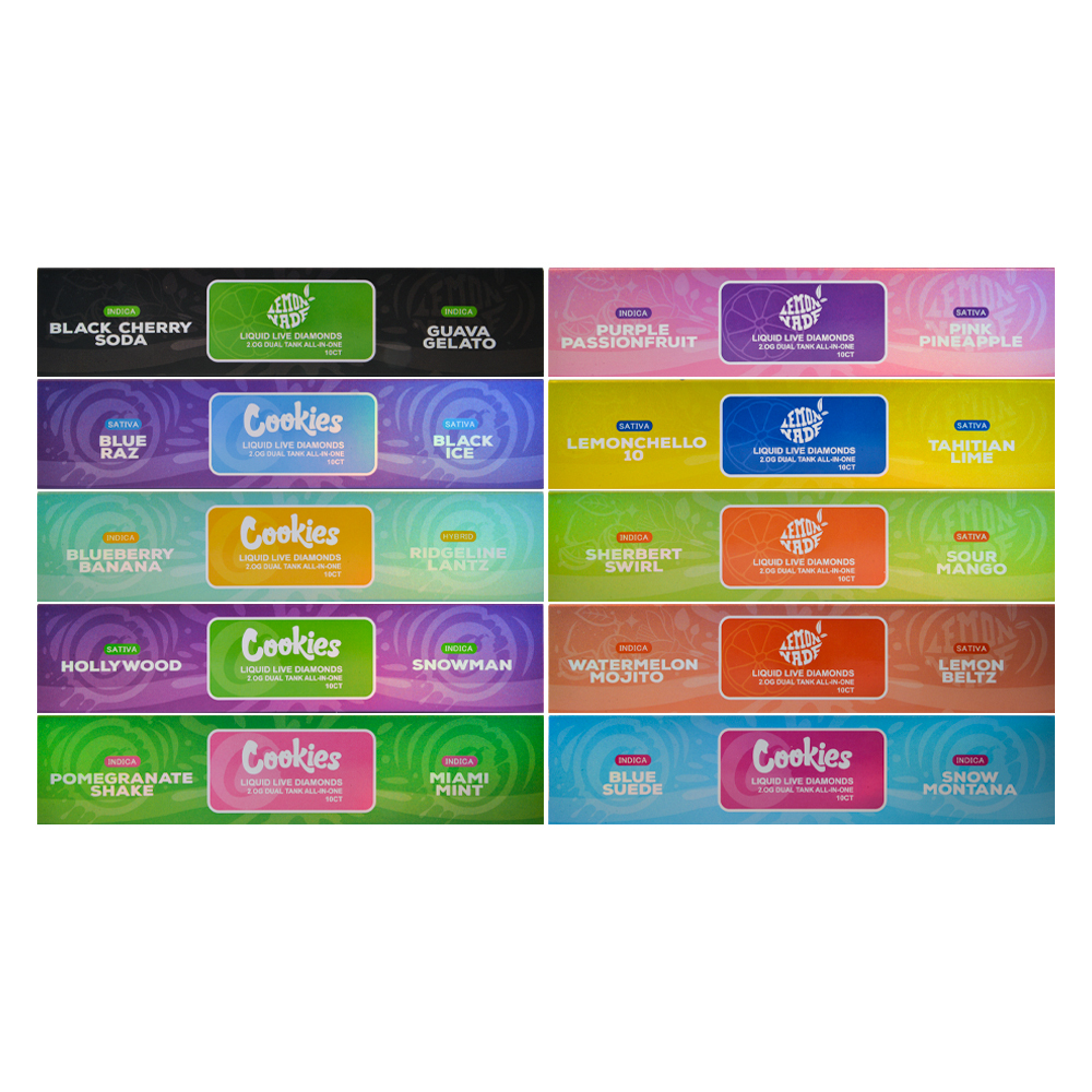 Cookies Lemonade 2g dual chambers with large screen 20 flavors