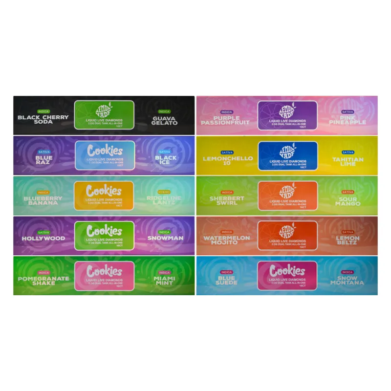 Cookies Lemonade 2g dual chambers with large screen 20 flavors