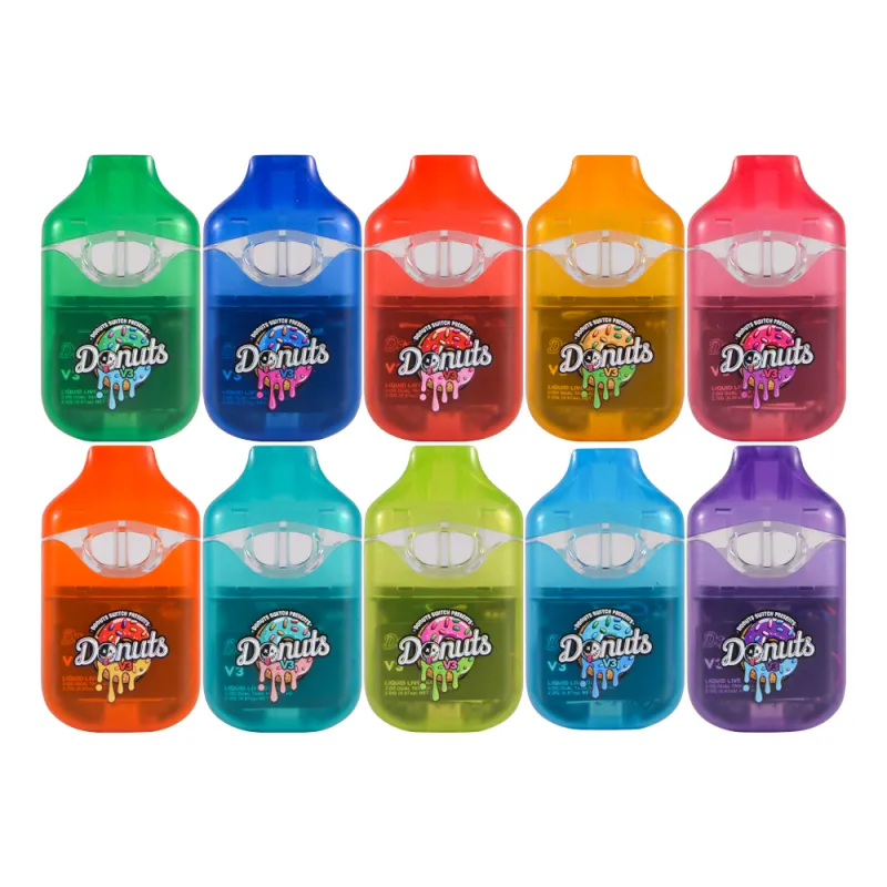 Donuts Switch V3 2g disposables dual chambers 20 flavors with large digital screen