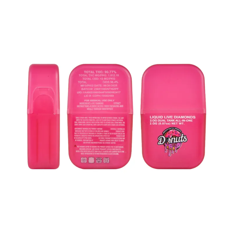 Donuts Switch V3 2g disposables dual chambers 20 flavors with large digital screen