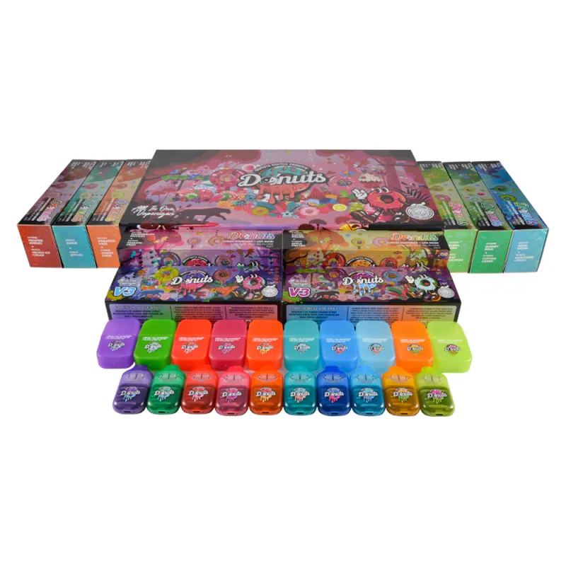 Donuts Switch V3 2g disposables dual chambers 20 flavors with large digital screen