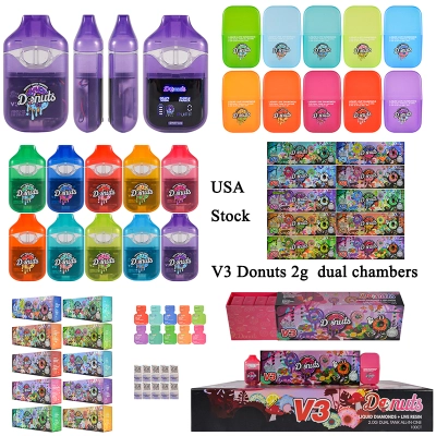 USA Donuts Switch V3 1G+1G Dual Chambers disposables 20 flavors empty vapes wholesale 01