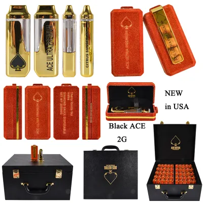 Black ace ultra 2g disposable vape pen empty vapes 10 flavors wholesale 01