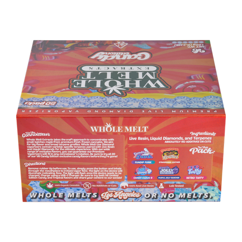 USA stock whole melt v6 candy edition disposables 2ml empty vapes wholesale 