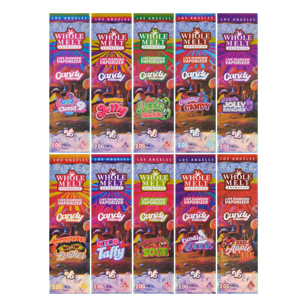 Whole melt v6 candy edition 2g disposables 10 flavors wholesale