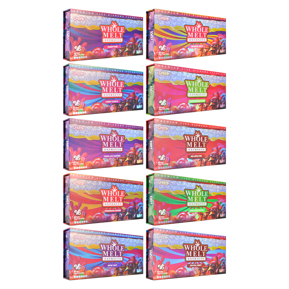 Whole melt v6 candy edition 2g disposables 10 flavors wholesale