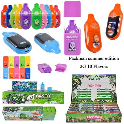 Packman summer edition switch 2g disposables empty vapes 20 flavors 01