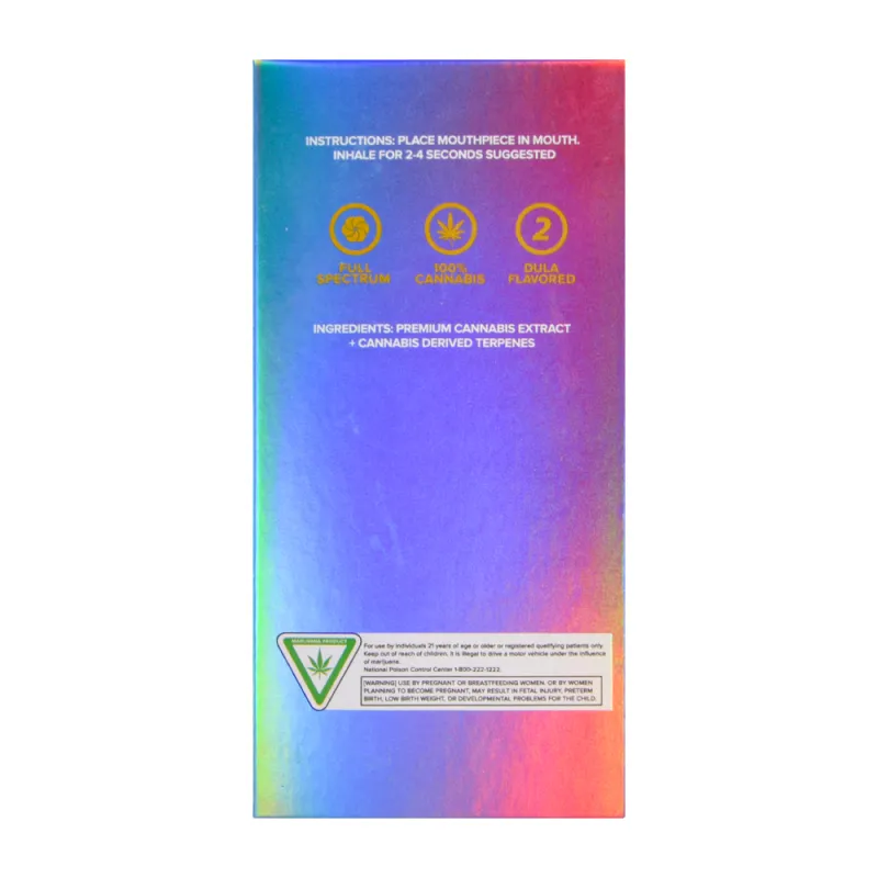 1G+1G  MUHA MEDS MAVRICKS 2G Disposables dual chamers vapes 10 Flavors 