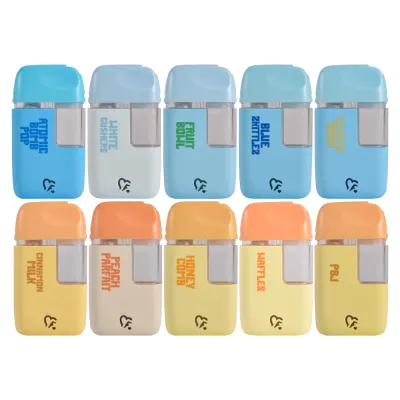 USA Box shaped Favorite Disposable with small screen Vape Pens 2G 10 Flavors wholesale 02