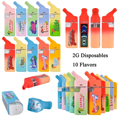 USA stock packwoods 2g disposables with screen empty vapes 10 flavors wholesale 01
