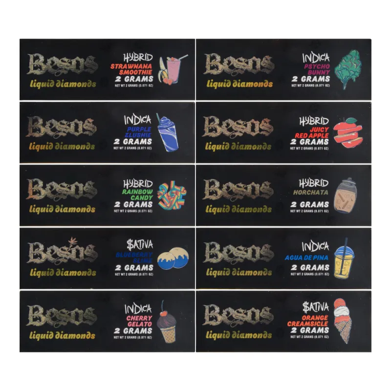 USA Gold Besos 2g disposables empty vapes wholesale 10 flavors