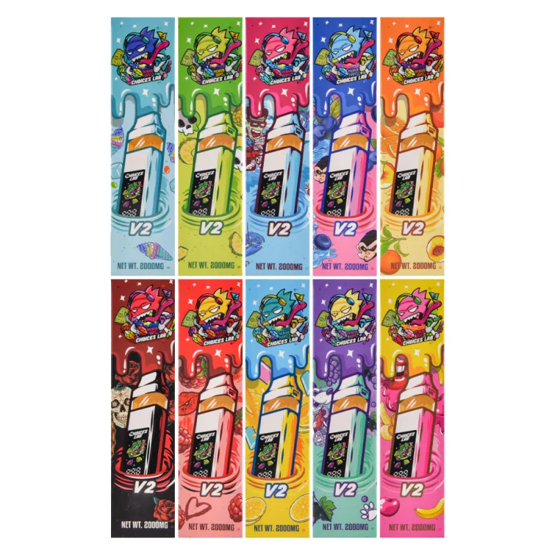 Choice Labs v2 Disposables 2g with screen 1g+1g dual chambers empty vapes wholesale