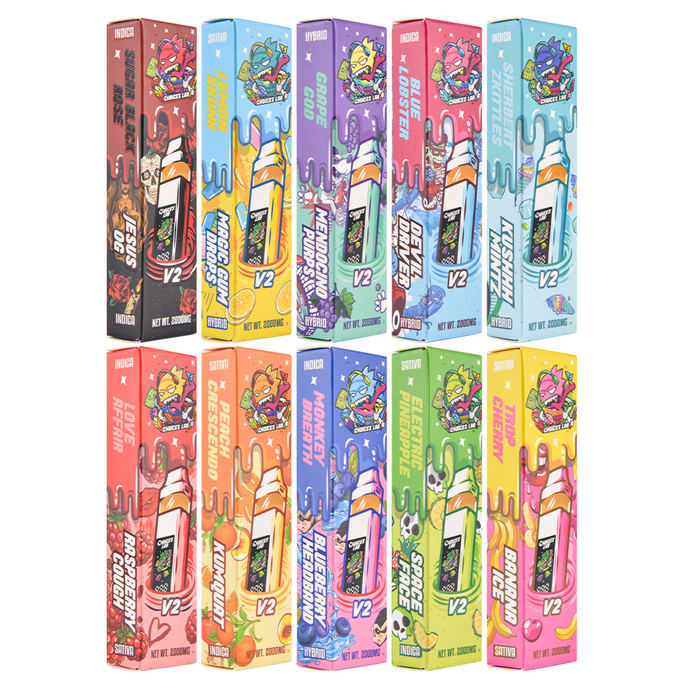 USA  Choice Labs dual chambers 2g with screen empty vapes wholesale