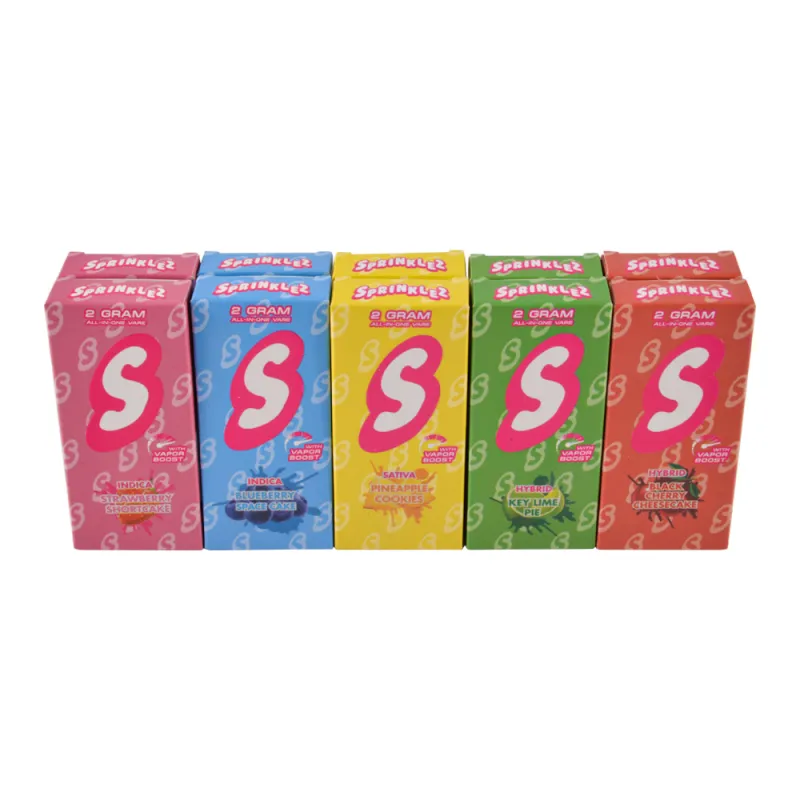 USA  Sprinklez 2g disposable empty vapes 10 flavors wholesale