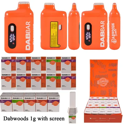 Dabwoods 1g with Screen disposable empty vapes 10 flavors  01