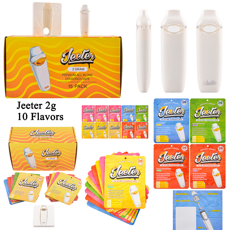 Jeeter all in one vape 2g disposable empty 10 flavors wholesale