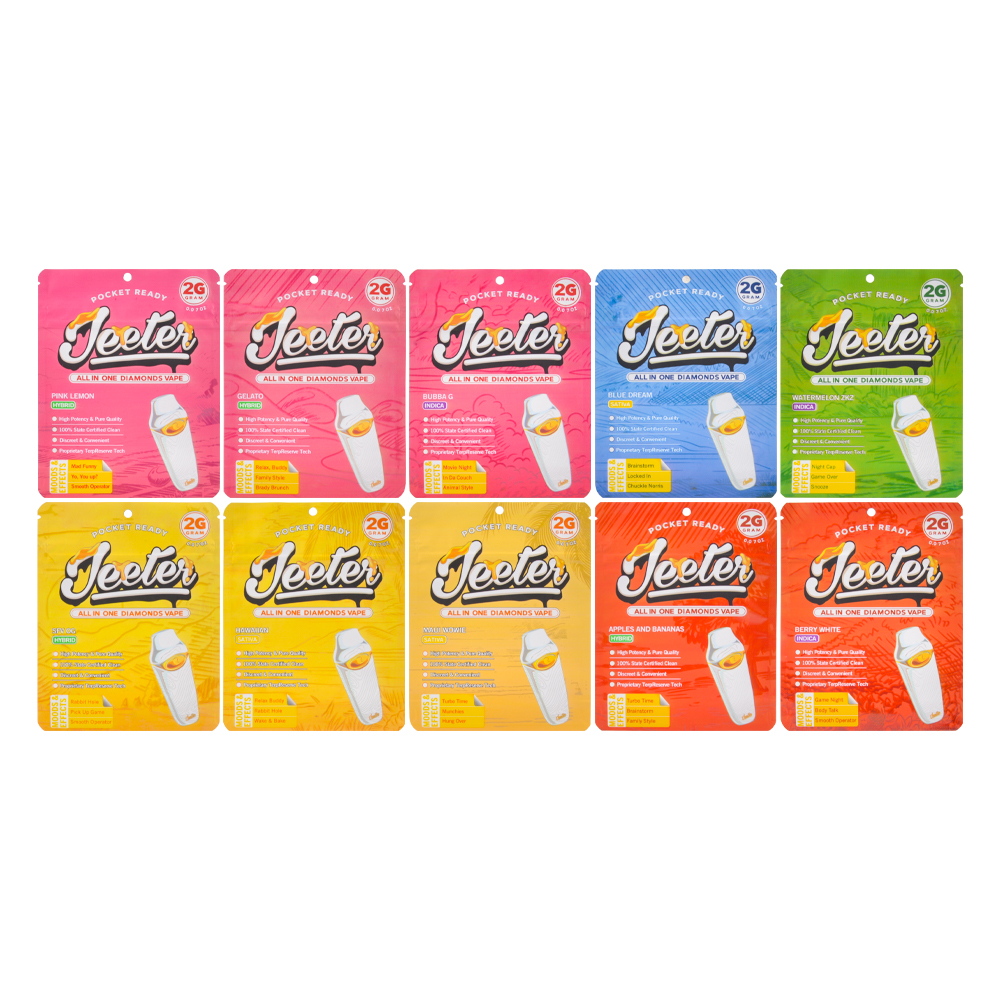 Jeeter all in one vape 2g disposable empty 10 flavors wholesale