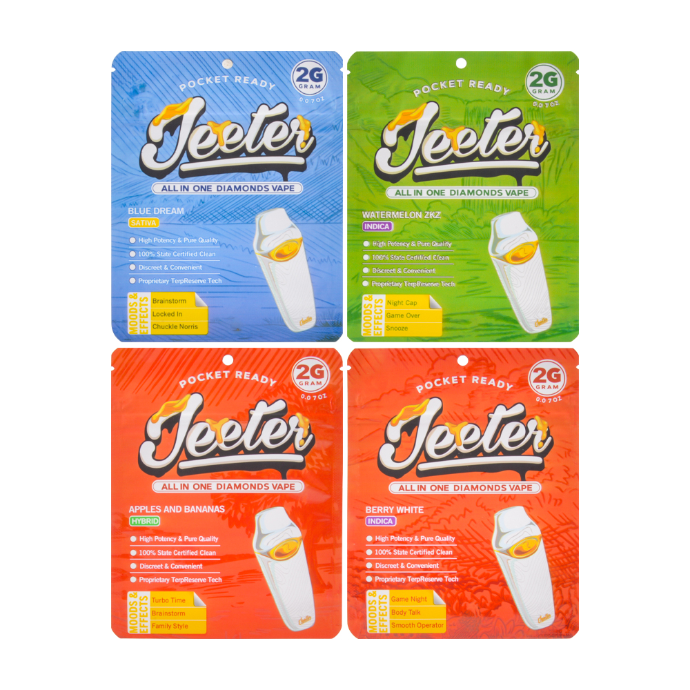 Jeeter all in one vape 2g disposable empty 10 flavors wholesale
