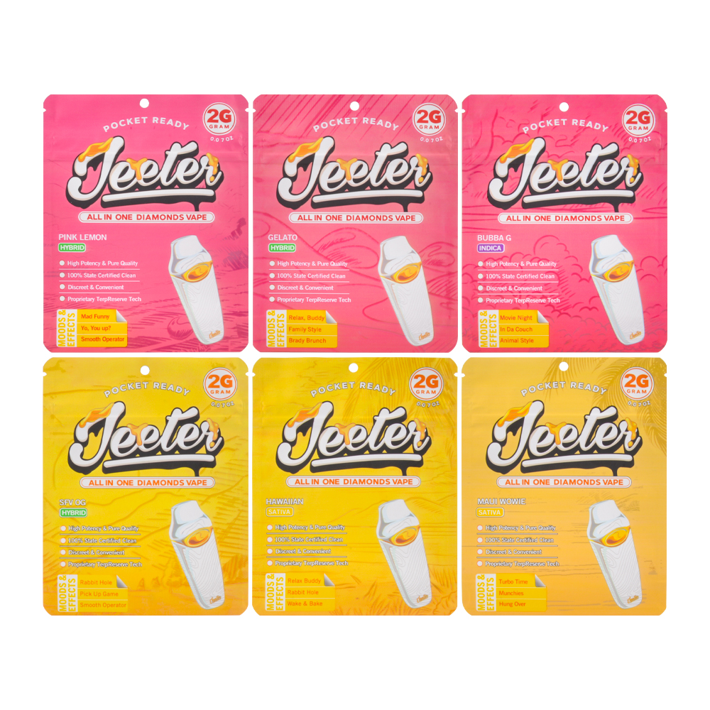 Jeeter all in one vape 2g disposable empty 10 flavors wholesale