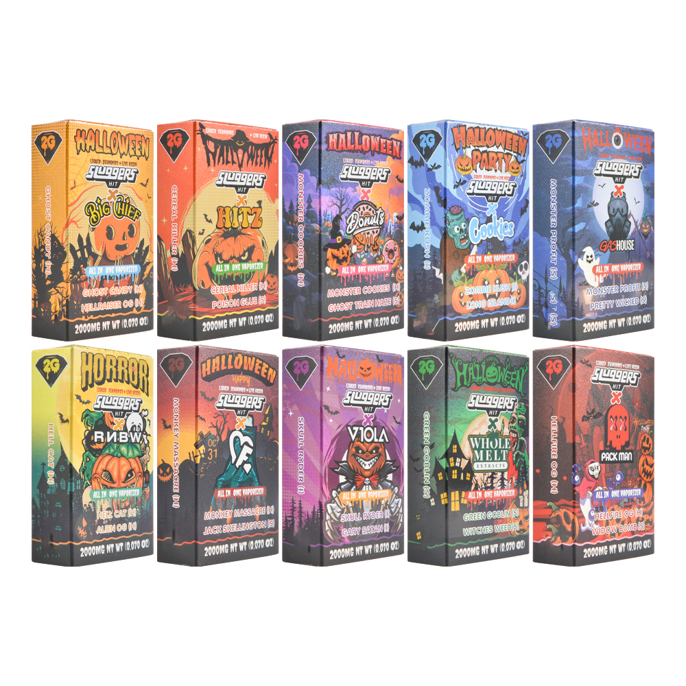 Halloween edition sluggers 2g dual disposables 20 flavors wholesale