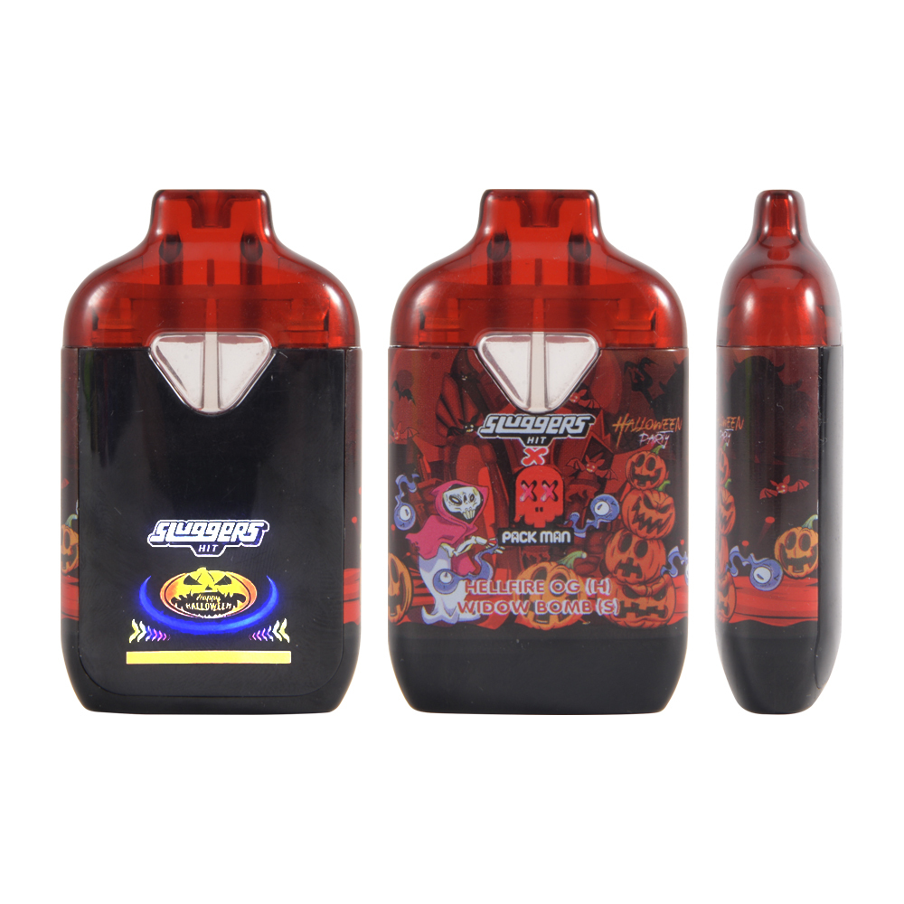 USA stock Halloween edition sluggers 1g+1g dual chambers with screen empty vapes wholesale