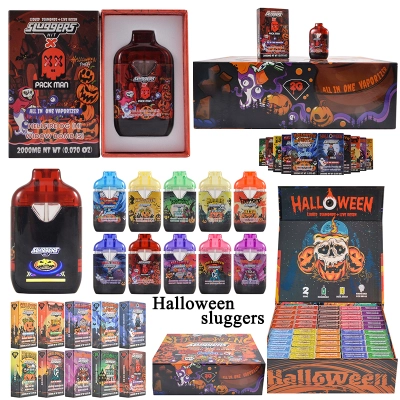 USA stock Halloween edition sluggers 1g+1g dual chambers with screen empty vapes wholesale 01