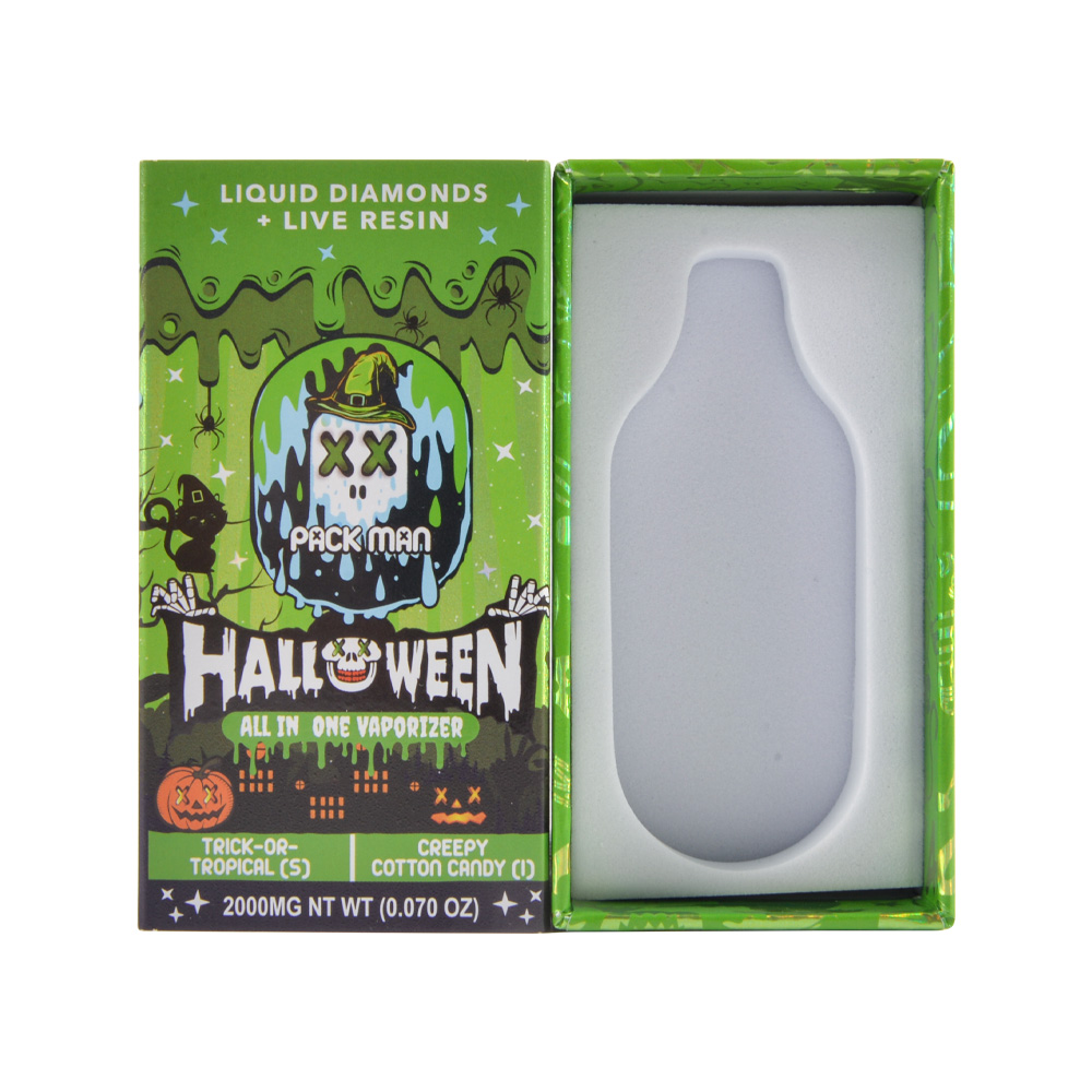 Halloween edition packman dual 2g disposable 2ml empty vapes 20 flavors wholesale