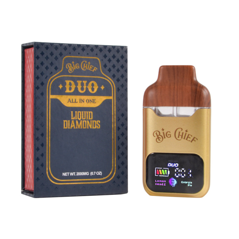 USA Gold Big Chief 2g Disposable 20 Flavors dual chamber empty vapes wholesale