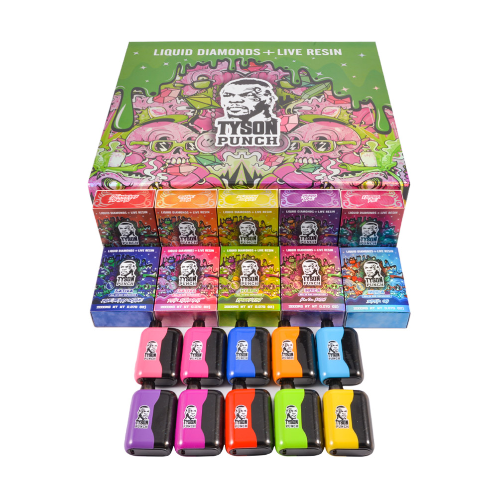 USA stock Tyson 2g with Starry Sky Screen empty vapes wholesale 10 flavors