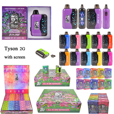 USA stock Tyson 2g with Starry Sky Screen empty vapes wholesale 10 flavors 01