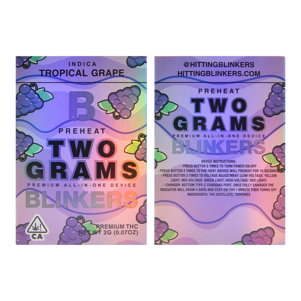 USA blinkers 2g diposable 2ml empty vaps wholesale 10 flavors 500pcs/case