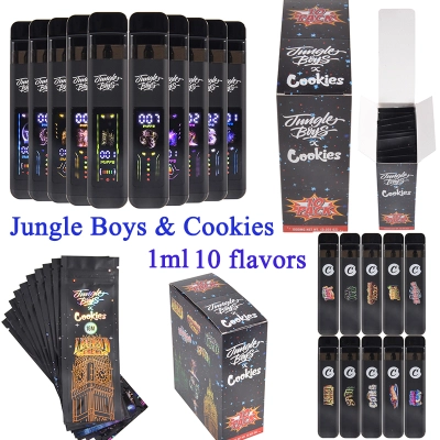 Jungle Boys & Cookies 1ml empty vapes 10 flavors wholesale  01
