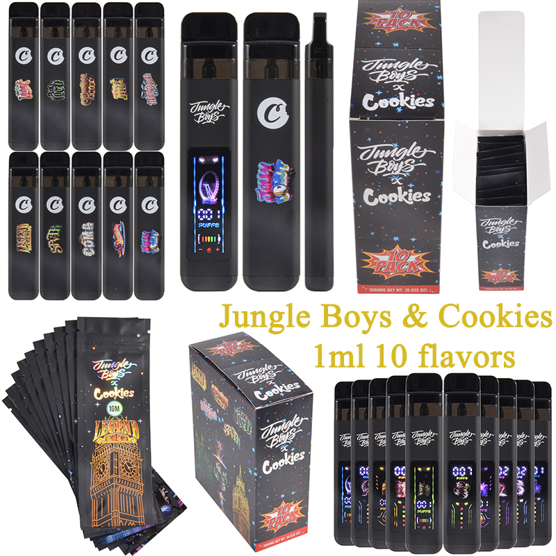 Poland EU Jungle boys & Cookies 1ml empty vapes wholesale 10 flavors