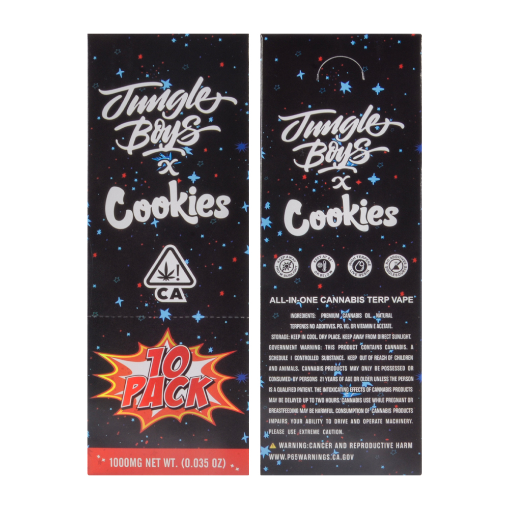 Poland EU Jungle boys & Cookies 1ml empty vapes wholesale 10 flavors