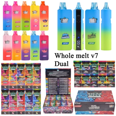 USA Whole melt v7 disposables 2g dual chambers 1+1g empty vapes wholesale 01