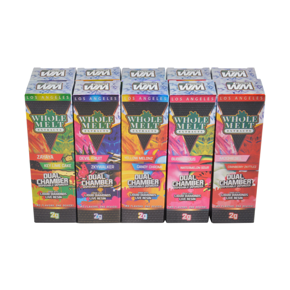 Whole melt v7 2g disposable switch dual flavors 1g+1g empty vapes wholesale