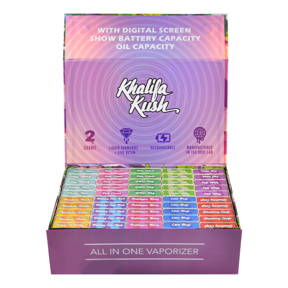 Khalifa kush Disposables 2g empty vapes wholesale 2ml emmpty vapes 10 flavors
