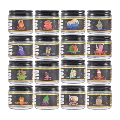 Besos JARS 16oz with black box 16 flavors 6pcs/box empty jars wholesale 02